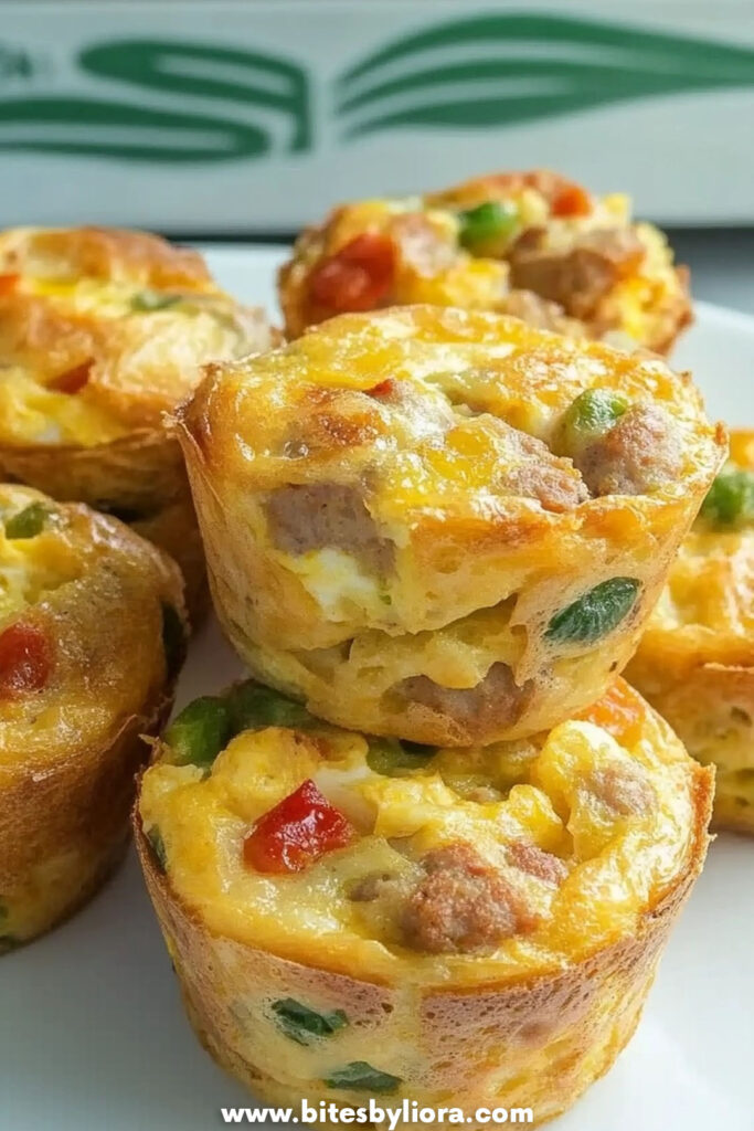 EASY AND DELICIOUS SAUSAGE, EGGS, AND POTATOES FRITTATA MUFFINS