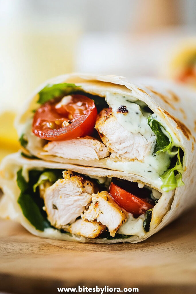 Greek Chicken Wraps