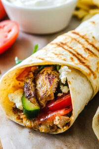 Greek Chicken Wraps