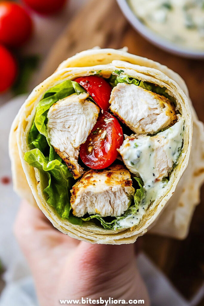 Greek Chicken Wraps
