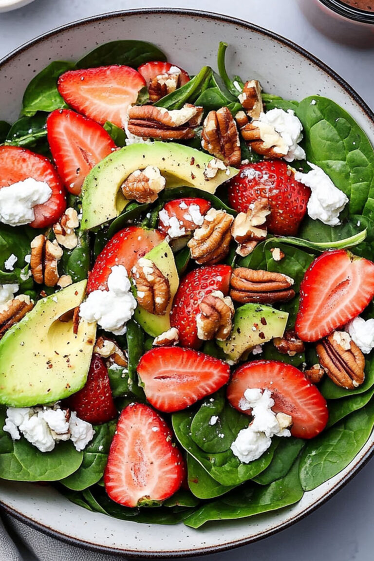Strawberry Spinach Salad