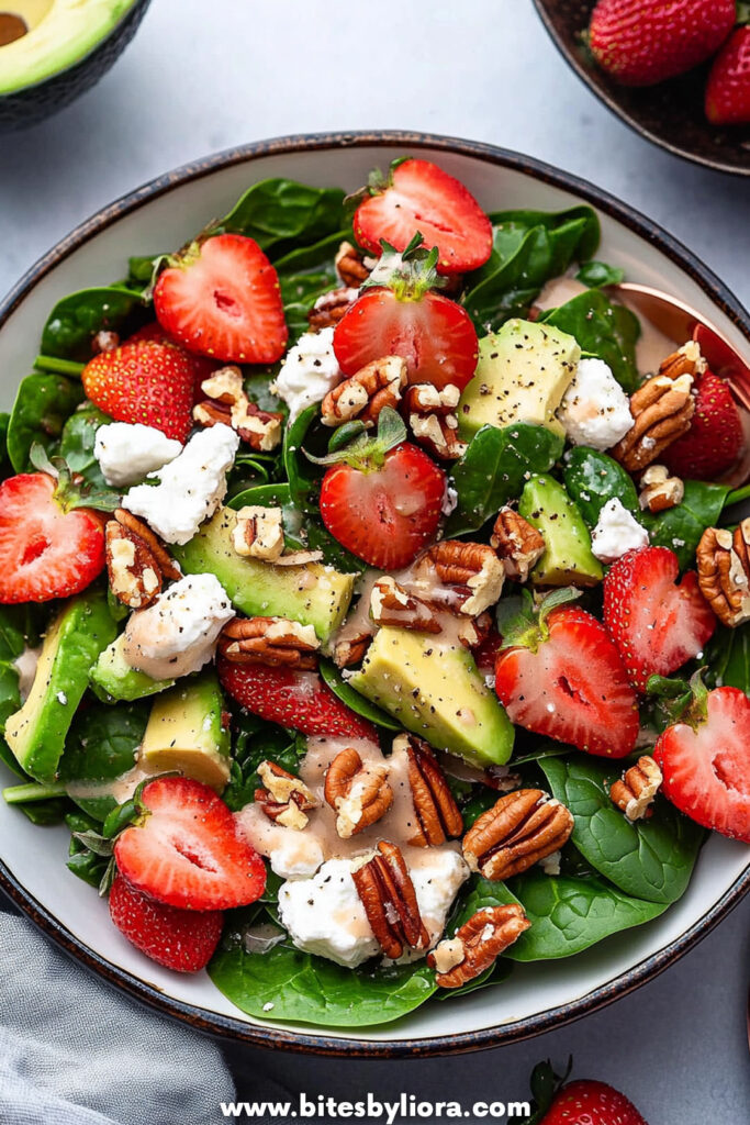 Strawberry Spinach Salad