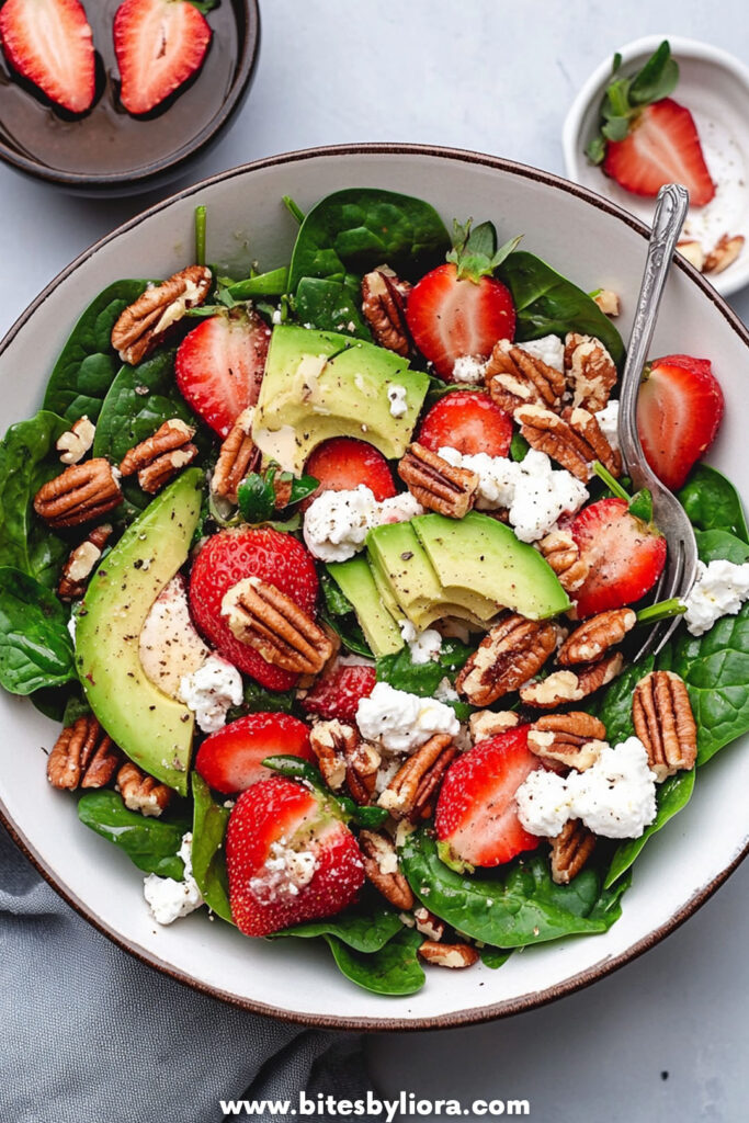 Strawberry Spinach Salad