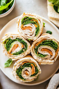 Turkey Pinwheel Sandwiches
