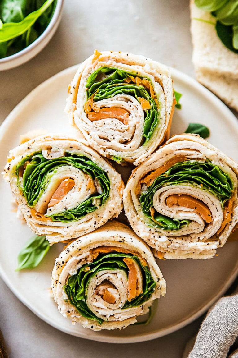 Turkey Pinwheel Sandwiches