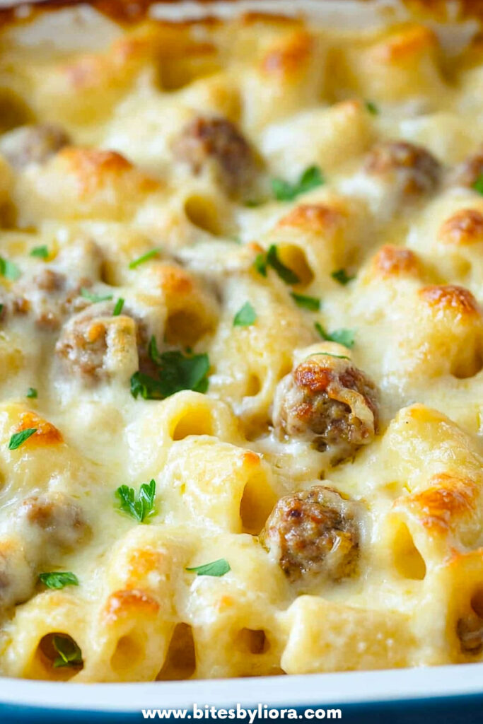 Italian Sausage Alfredo Bake