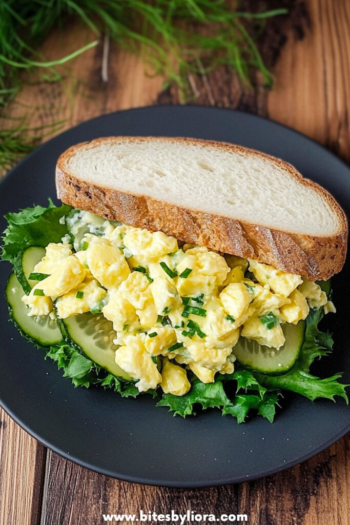 Easy Egg Salad with Pickles