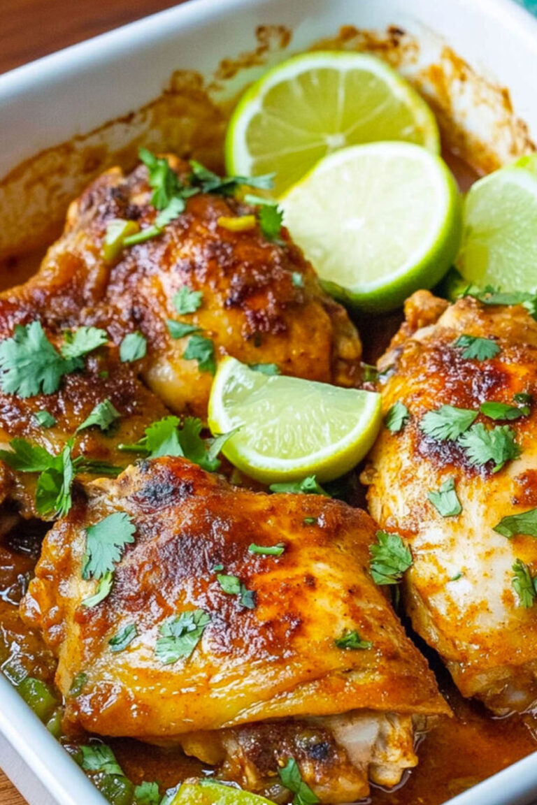 Crispy Mexican Chicken Thighs with Lime