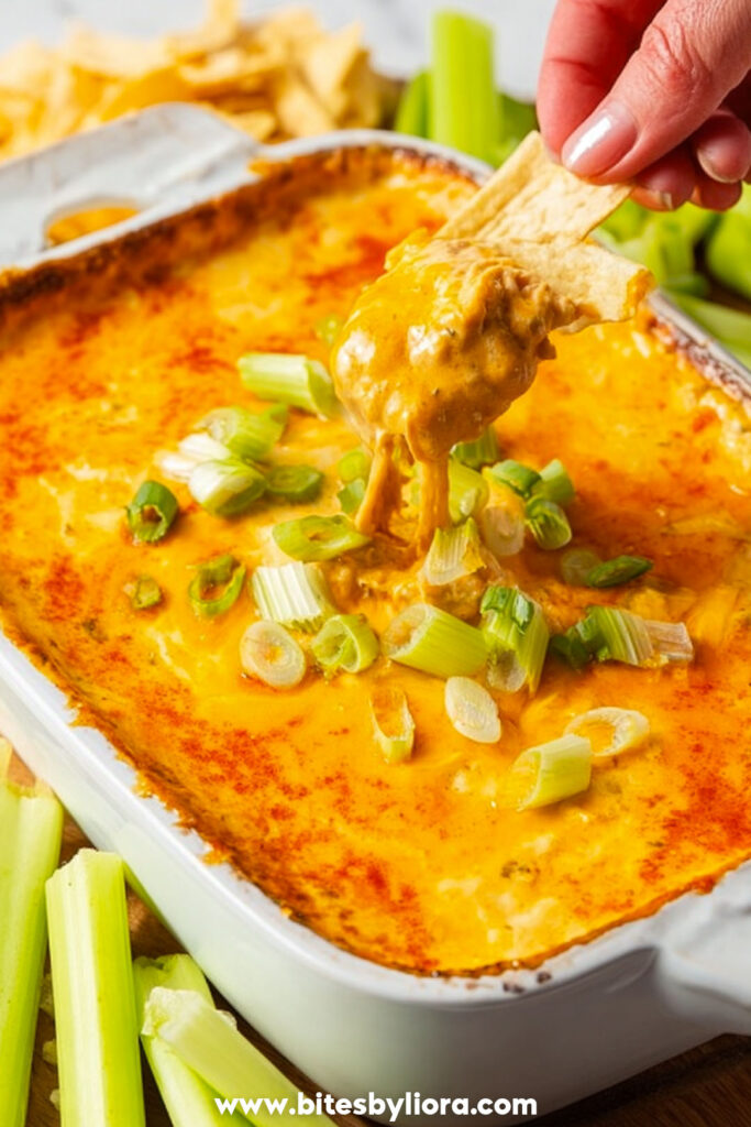Healthy Buffalo Chicken Dip