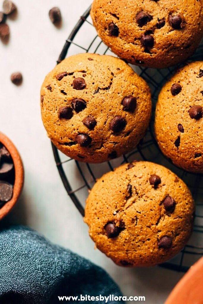 healthy chocolate chip cookies