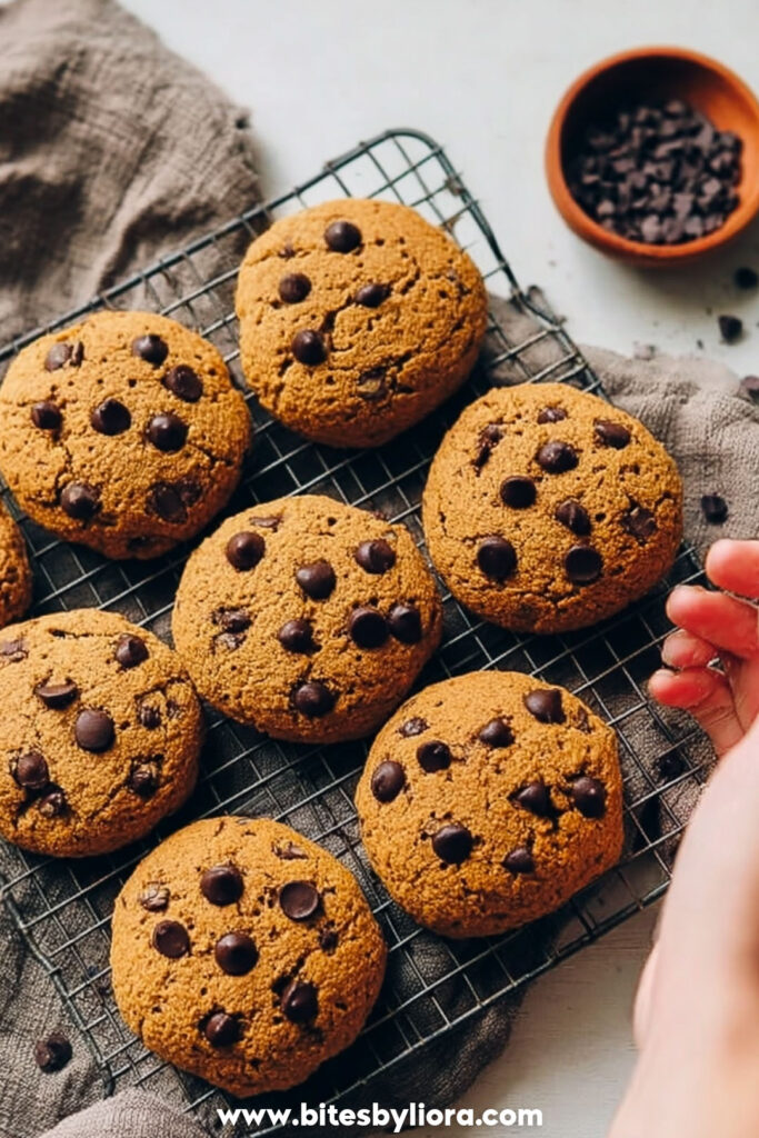 healthy chocolate chip cookies