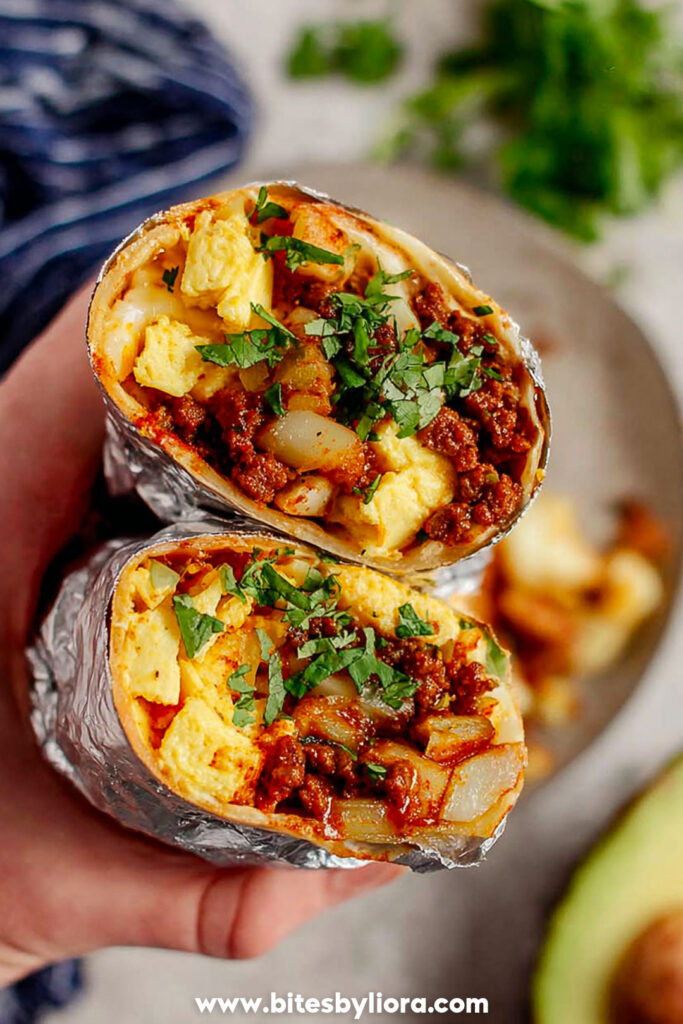 Chorizo Breakfast Burrito