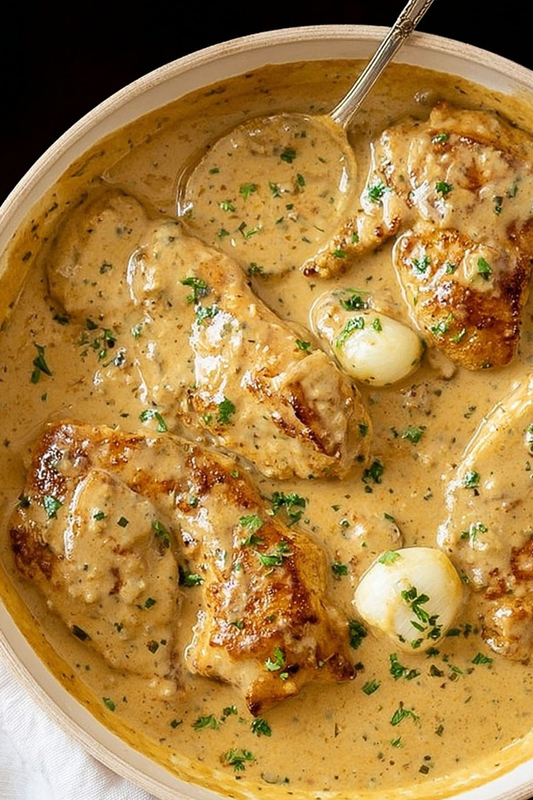 creamy garlic chicken