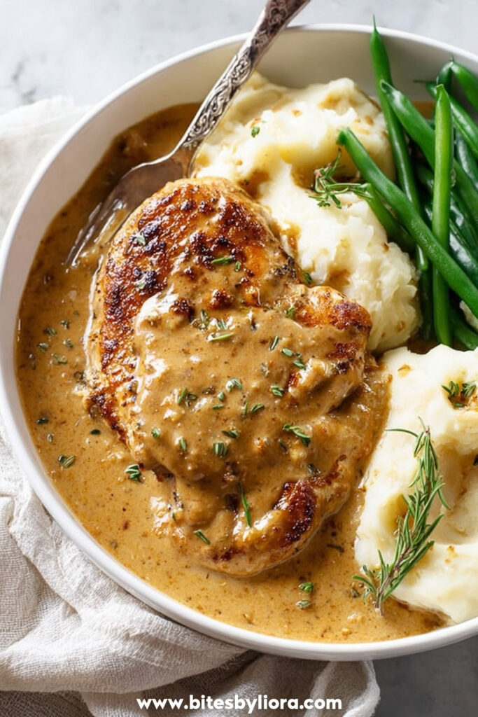 creamy garlic chicken