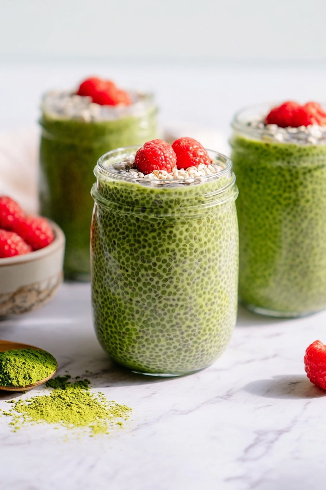 Matcha Chia Pudding