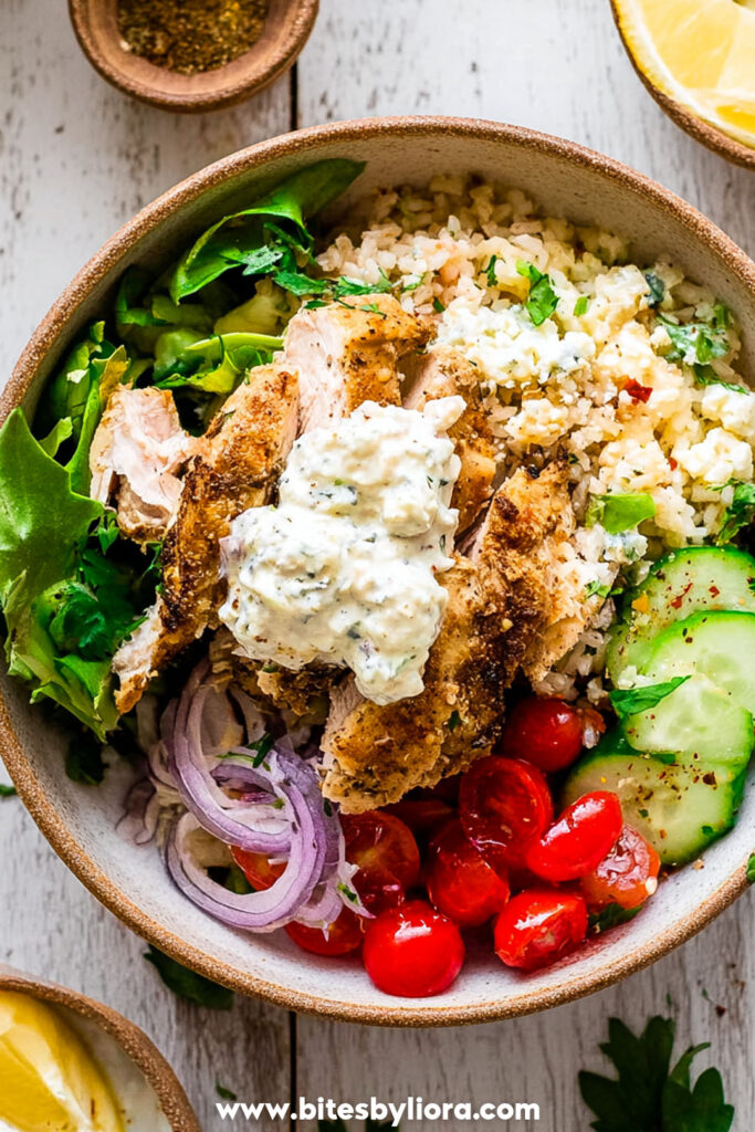Greek Chicken Bowls