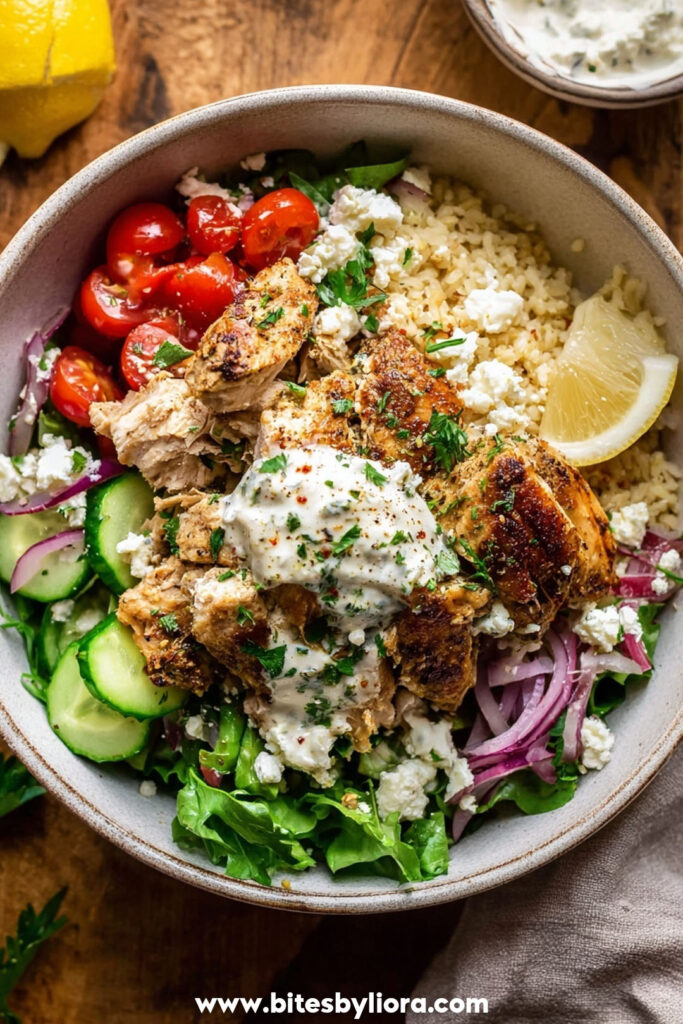 Greek Chicken Bowls