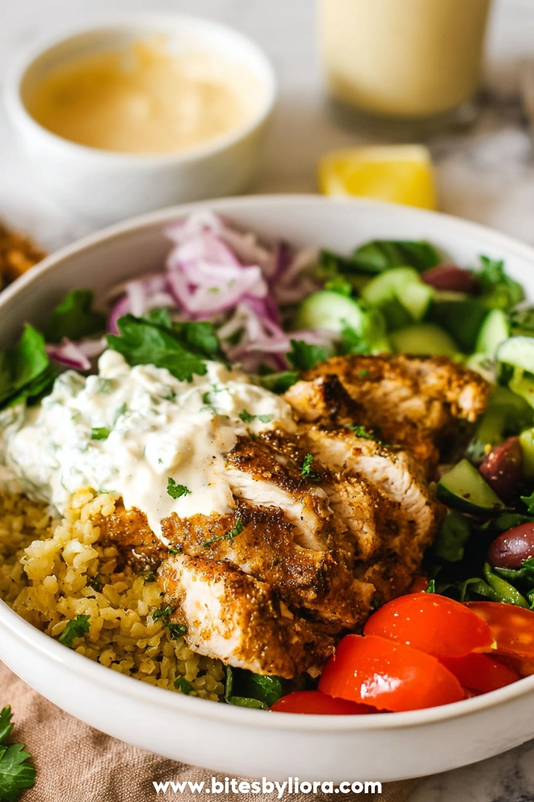 Greek Chicken Bowls
