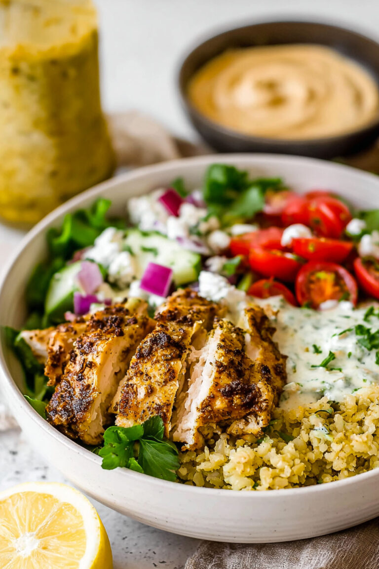 Greek Chicken Bowls