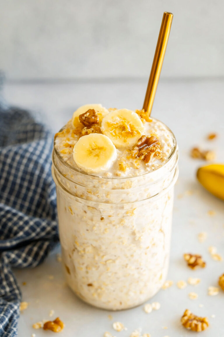 Banana Bread Overnight Oats