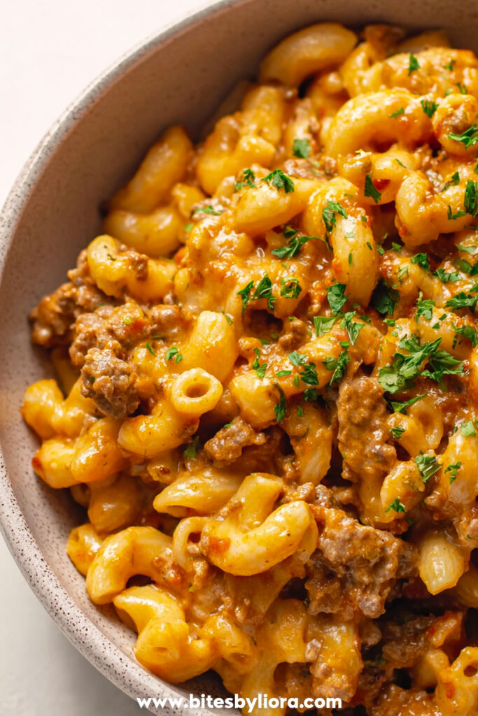 Healthy Hamburger Helper