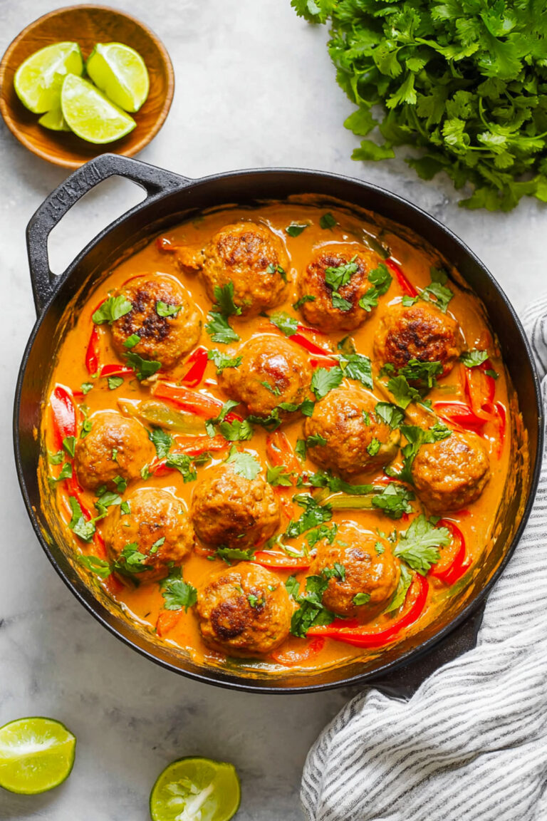 Thai Chicken Meatballs
