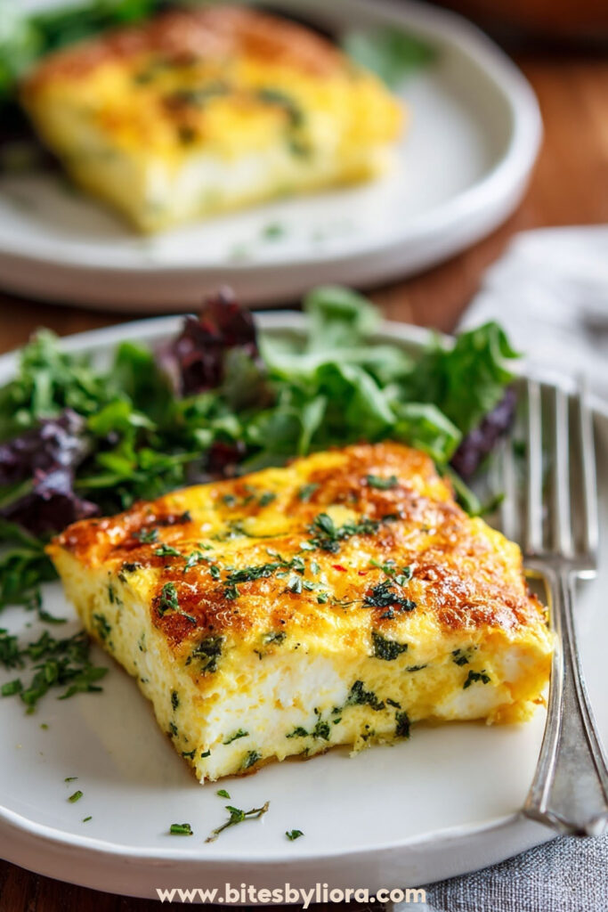 Baked Cottage Cheese Eggs