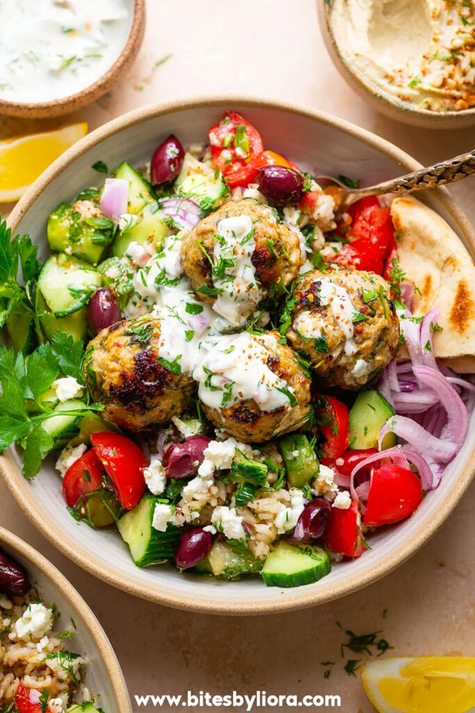 Greek Turkey Meatballs
