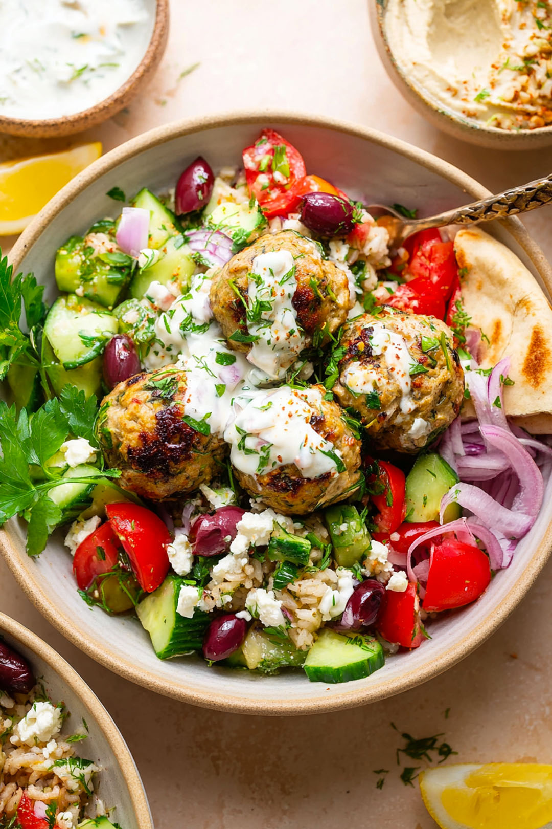Greek Turkey Meatballs
