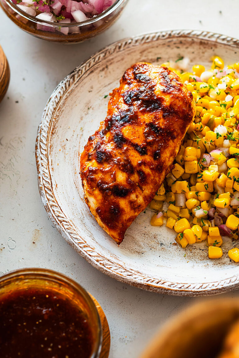 Grilled BBQ Chicken Breasts