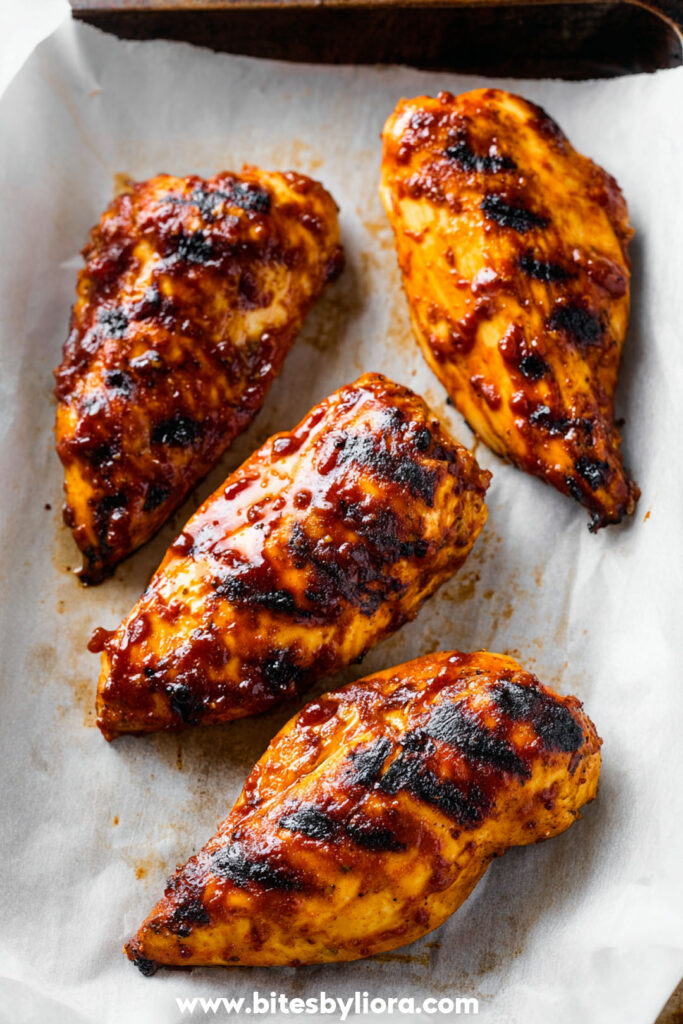 Grilled BBQ Chicken Breasts