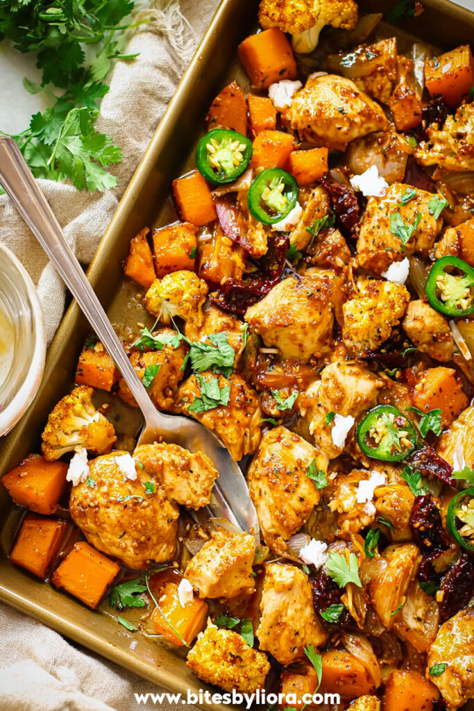 Hot Honey Chicken Sheet Pan Meal