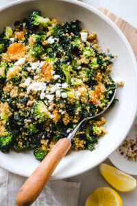 Roasted Broccoli Quinoa Salad