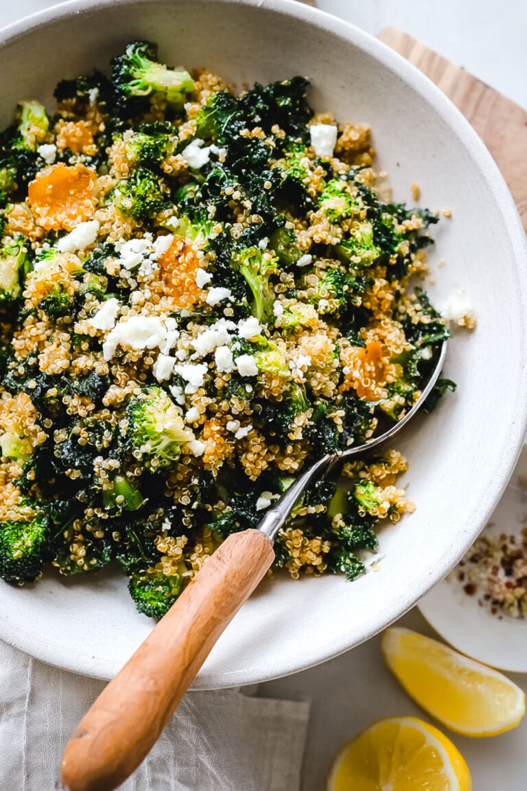 Roasted Broccoli Quinoa Salad