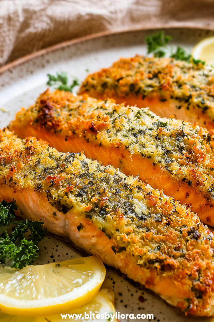 Baked Parmesan Crusted Salmon