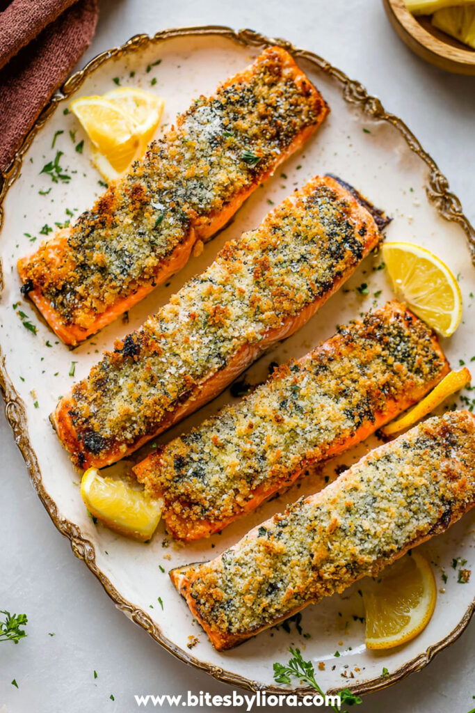 Baked Parmesan Crusted Salmon
