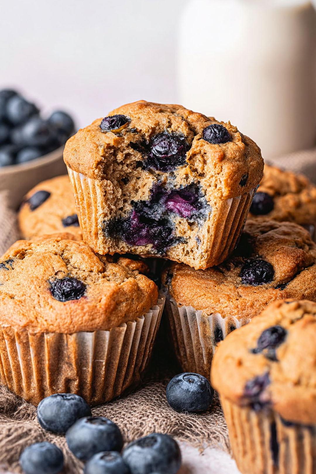 Blueberry Protein Muffins