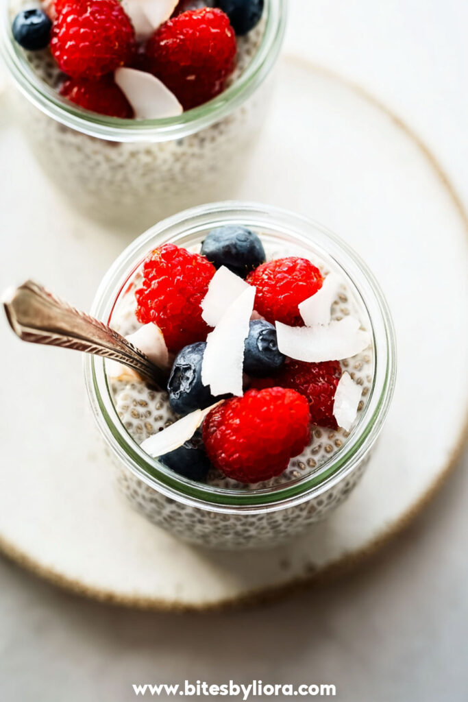 Simple Coconut chia pudding