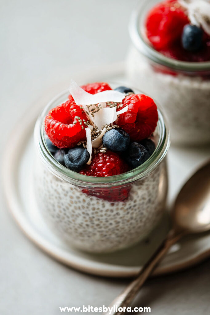 Simple Coconut chia pudding