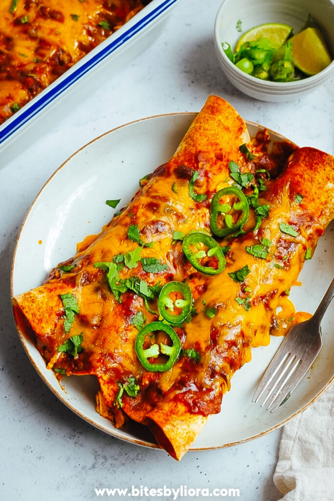 The Best Chicken Enchiladas