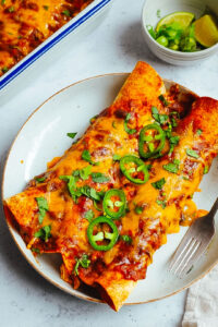 Healthy Chicken Enchiladas