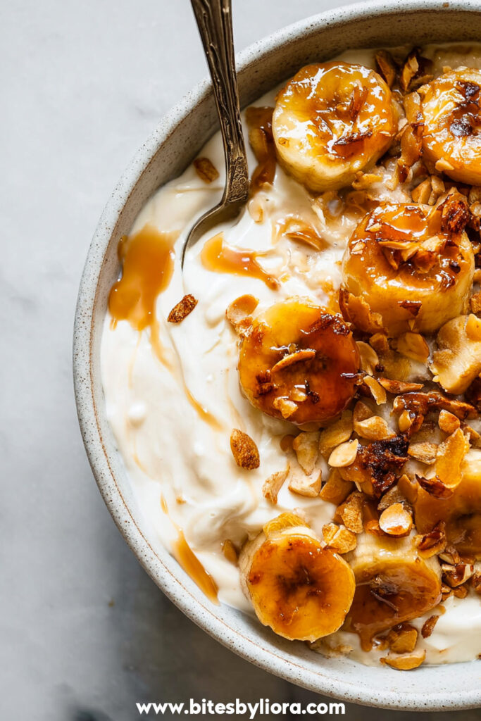 Caramelized Banana Yogurt Bowl