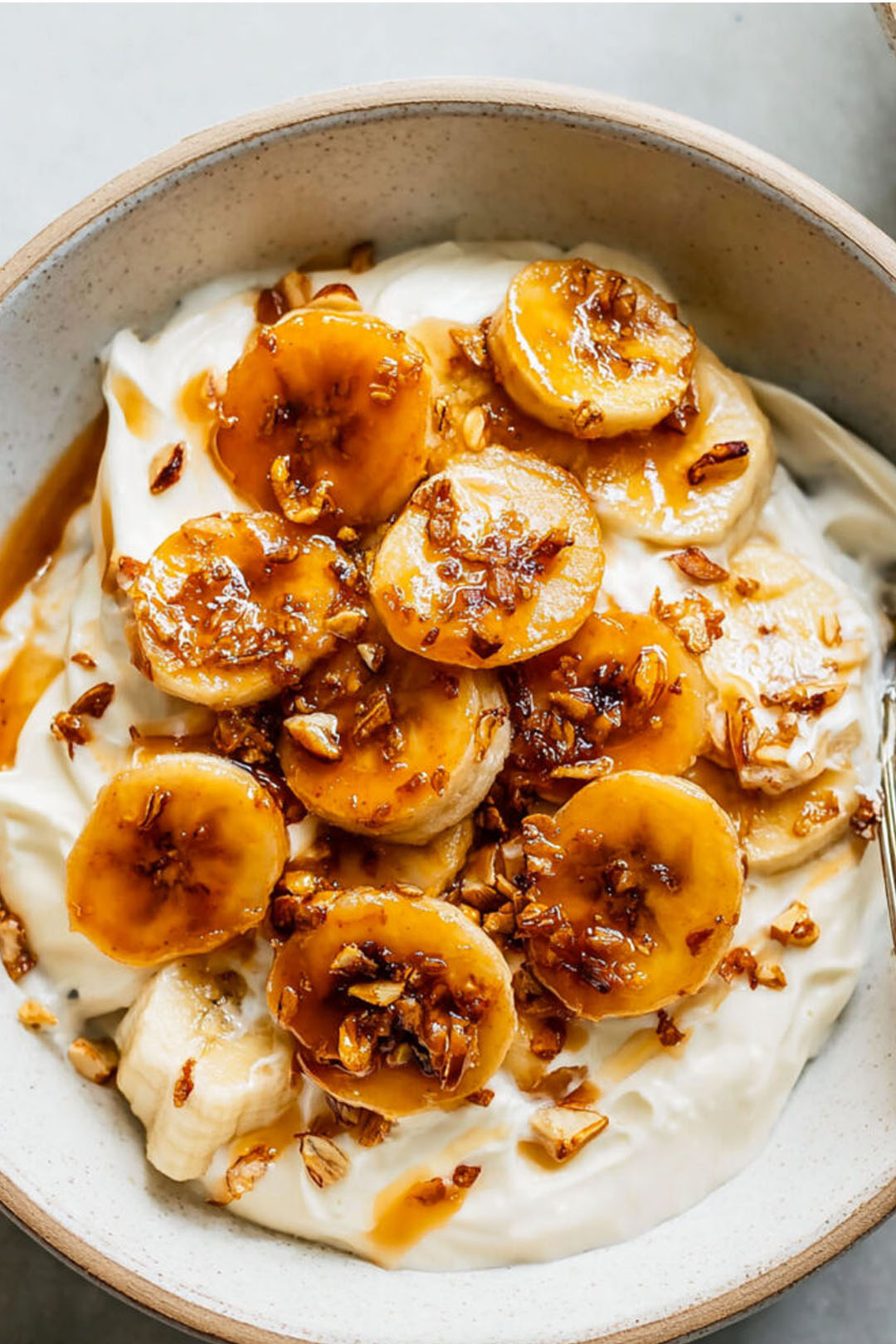 Caramelized Banana Yogurt Bowl
