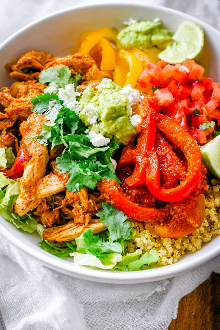 Chicken Fajita Quinoa Bowls