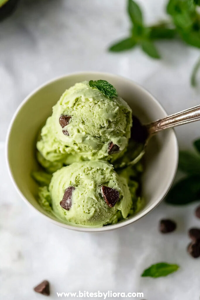 Creamy Avocado Ice Cream