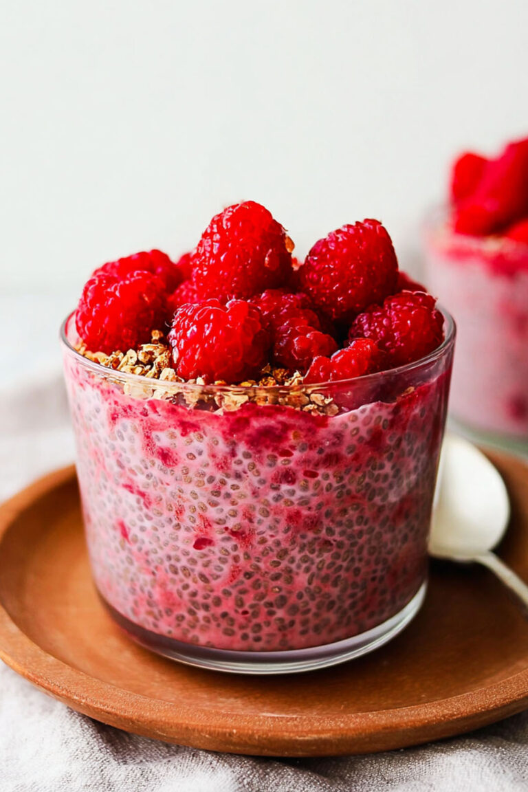 Raspberry Chia Pudding